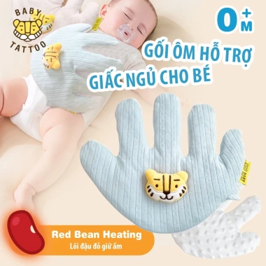 BABY TATTOO Gối Ôm Thoải Mái Chườm Nóng Bàn Tay Hỗ Trợ Giấc Ngủ Bé Giá 650.000đ