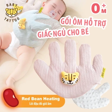 BABY TATTOO Gối Ôm Thoải Mái Chườm Nóng Bàn Tay Hỗ Trợ Giấc Ngủ Bé Giá 650.000đ