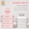 BABY TATTOO Khăn Giấy ướt Cashmere 100% Sợi Bông Tự Nhiên 90 miếng 99.000đ 7