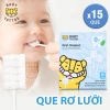 BABY TATTOO Que Rơ Làm Sạch Lưỡi 3D Lượn Sóng Cho Bé - Hộp 15 Que Giá 86.000₫ 9