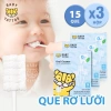 BABY TATTOO Que Rơ Làm Sạch Lưỡi 3D Lượn Sóng Cho Bé - Hộp 15 Que Giá 86.000₫ 10