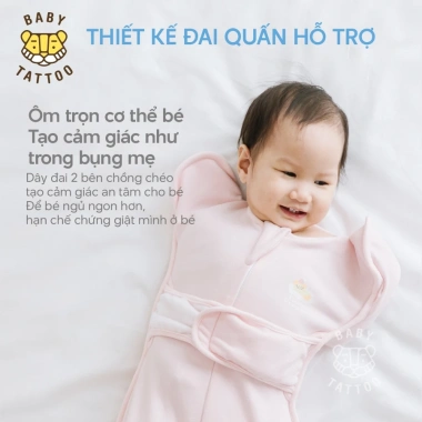 BABY TATTOO Túi Ngủ Nhộng Chũn 0-2 tuổi ủ Kén Dây Ngủ Chống Giật Mình 1.09 Triệu 3 BABY TATTOO Túi Ngủ Nhộng Chũn 0-2 tuổi ủ Kén Dây Ngủ Chống Giật Mình 1.09 Triệu 3