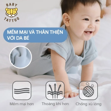 BABY TATTOO Túi Ngũ Nhộng Chũn Ủ Kén Thiết Kế Tay Áo Thảo Rơi - Thay Kiểu Đồ Họa Cho Bé 0‑2 Tuổi Giá Ưu Đãi 1.29 Triệu 9 BABY TATTOO Túi Ngũ Nhộng Chũn Ủ Kén Thiết Kế Tay Áo Thảo Rơi - Thay Kiểu Đồ Họa Cho Bé 0‑2 Tuổi Giá Ưu Đãi 1.29 Triệu 9