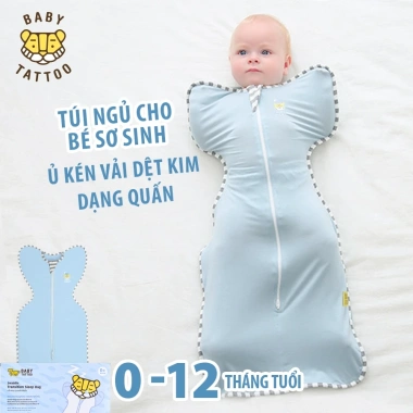 BABY TATTOO Túi Ngủ Nhộng Chũn Ủ Kén Vải Dệt Kim Quấn Bé 0‑12 Tháng 650.000₫ 8 BABY TATTOO Túi Ngủ Nhộng Chũn Ủ Kén Vải Dệt Kim Quấn Bé 0‑12 Tháng 650.000₫ 8