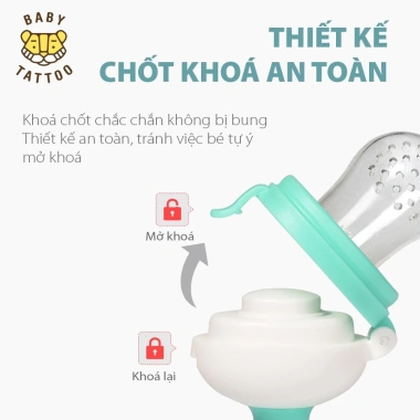 BABY TATTOO Túi Nhai Ăn Dặm Silicone Chống Hóc Đầu Ti Cho Bé 4 Tháng – Giá 110k 5 BABY TATTOO Túi Nhai Ăn Dặm Silicone Chống Hóc Đầu Ti Cho Bé 4 Tháng – Giá 110k 5