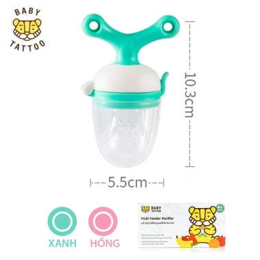 BABY TATTOO Túi Nhai Ăn Dặm Silicone Chống Hóc Đầu Ti Cho Bé 4 Tháng – Giá 110k