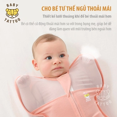 BABY TATTOO Túi Nhộng Chũn ủ Ké Vải Thoáng Khí bé 0-12 Tháng - 690.000₫