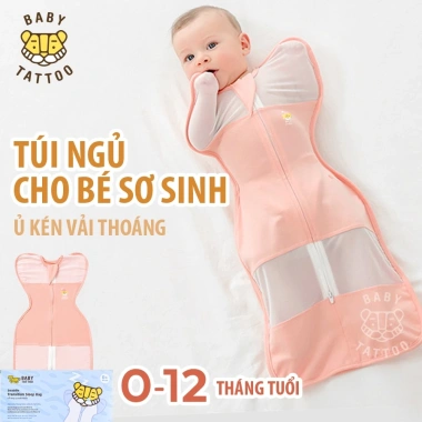 BABY TATTOO Túi Nhộng Chũn ủ Ké Vải Thoáng Khí bé 0-12 Tháng - 690.000₫
