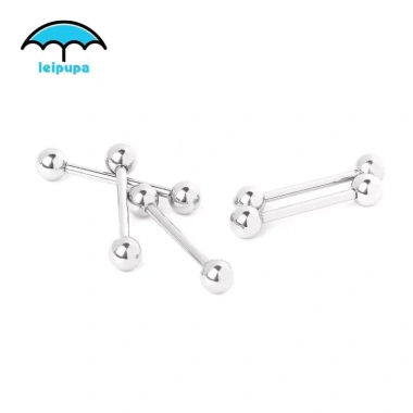 Bạc Barbell Thép Không Gỉ Bóng Đèn Núm Vú Thanh Xuyên - Bộ 5 Chiếc Ưu Đãi 35.200₫ 7