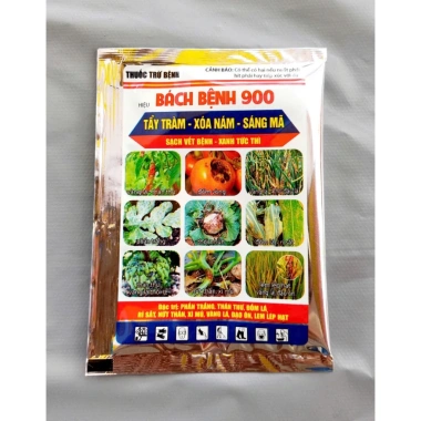 Bách bệnh 900 gói 20ml Đặc trị đốm lá hoa hồng, đốm mắt mùng tơi - Giá chỉ 20.000đ Bách bệnh 900 gói 20ml Đặc trị đốm lá hoa hồng, đốm mắt mùng tơi - Giá chỉ 20.000đ