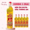 Bách Hoá COMBO 5 chai Dầu ăn Olita 1 lít - Đủ của Tường An, giá ưu đãi 248k