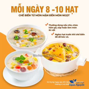 Bạch quả khô 1kg hạt to – Nguyên liệu chè, chưng yến, hầm gà, tăng sức khỏe, giá 120.000 VND 4