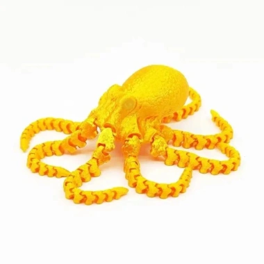 Bạch Tuộc 3D 19/27cm Khớp Linh Hoạt - Trang Trí Bàn Văn Phòng, Nhà & Đồ Chơi, Quà Tặng Lý Tưởng 5