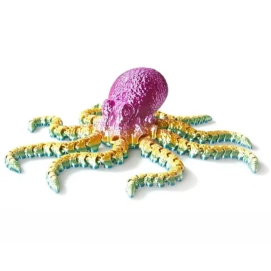 Bạch Tuộc 3D 19/27cm Khớp Linh Hoạt - Trang Trí Bàn Văn Phòng, Nhà & Đồ Chơi, Quà Tặng Lý Tưởng 6