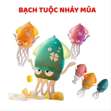 Bạch tuộc nhảy múa đeo tai nghe di chuyển hài hước - Giá chỉ 145.000 VND, giảm 18%