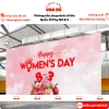 Backdrop chụp ảnh Quốc Tế Phụ Nữ 8/3 cỡ lớn - In bạt chống nước, giảm còn 160k 5