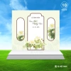 Backdrop phông nền đám cưới cỡ lớn - In kích thước bạt ngoài trời chống nước