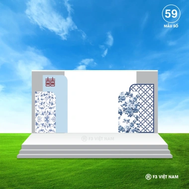 Backdrop Phông Nền Đám Cưới In Mọi Kích Thước Bạt Ngoài Trời Chống Nước - 127k 8
