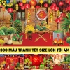 Backdrop Size 4M Trang Trí Chụp Ảnh Lễ Tết Vải In Màu Nét Đa Mẫu - 149k