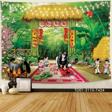 Backdrop Tết 2.026 - Tranh vải chúc mừng năm mới, không gian sự kiện rộn ràng, chỉ 85.000₫ 2 Backdrop Tết 2.026 - Tranh vải chúc mừng năm mới, không gian sự kiện rộn ràng, chỉ 85.000₫ 2