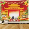 Backdrop Tết 2.026 - Tranh vải chúc mừng năm mới, không gian sự kiện rộn ràng, chỉ 85.000₫ 5