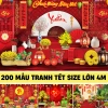 Backdrop Trang Trí Tết Đa Dạng Nhiều Size Phồng Nền 6D Sắc Nét TET06 PROMAN 159k