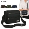 BAGAIL Túi Đeo Vai Nam 4/6 Dây Kéo Đen Nâu Xanh Nylon Du Lịch Giá Rẻ 56.730₫