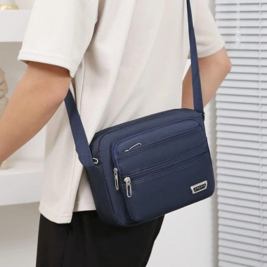 BAGAIL Túi Đeo Vai Nam 4/6 Dây Kéo Đen Nâu Xanh Nylon Du Lịch Giá Rẻ 56.730₫