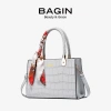 BAGIN Túi Xách Nữ Cao Cấp Phối Khăn Lụa Cổ Điển Quà Tặng Mẹ, Cô Giáo Tết 279.000₫ 4