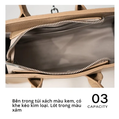 BAGIN Túi Xách Nữ Da Cao Cấp Mềm - Dây Đeo Thời Trang Công Sở, Hàng Ngày, Tết Nguyên Đán - Giảm Giá 303.020₫ 8