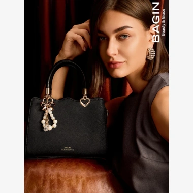 BAGIN Túi Xách Nữ Da PU, Kèm Charm, Chống Nước & Trầy, Đón Tết - 359.000₫ 6