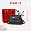 BAGIN Túi Xách Tay Nữ Công Sở Da Vân Cao Cấp Khóa Kim Bạc – Giá 319.000 VND