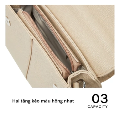 BAGIN Túi Xách Tay Nữ Công Sở Da Vân Cao Cấp Khóa Kim Bạc – Giá 319.000 VND 8 BAGIN Túi Xách Tay Nữ Công Sở Da Vân Cao Cấp Khóa Kim Bạc – Giá 319.000 VND 8