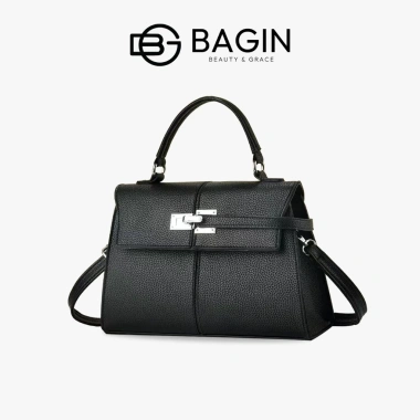 BAGIN Túi Xách Tay Nữ Công Sở Da Vân Cao Cấp Khóa Kim Bạc – Giá 319.000 VND 10 BAGIN Túi Xách Tay Nữ Công Sở Da Vân Cao Cấp Khóa Kim Bạc – Giá 319.000 VND 10
