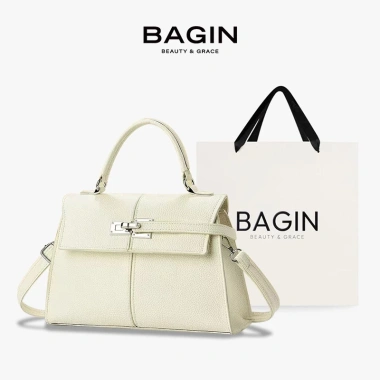 BAGIN Túi Xách Tay Nữ Công Sở Da Vân Cao Cấp Khóa Kim Bạc – Giá 319.000 VND 15 BAGIN Túi Xách Tay Nữ Công Sở Da Vân Cao Cấp Khóa Kim Bạc – Giá 319.000 VND 15