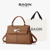 BAGIN Túi Xách Tay Nữ Công Sở Da Vân Cao Cấp Khóa Kim Bạc – Giá 319.000 VND 16
