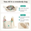 BAGSMART Túi đeo chéo dung tích lớn, chống thấm, dây đeo điều chỉnh, túi hobo 440k 3