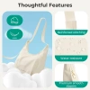 BAGSMART Túi đeo chéo dung tích lớn, chống thấm, dây đeo điều chỉnh, túi hobo 440k 4