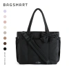 BAGSMART Túi Tote 15,6 inch Nữ Đeo Vai Baguette Khô ướt, Ngăn Laptop Du lịch & Tập luyện 10