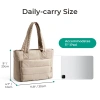 BAGSMART Túi Tote Nữ Phồng Nhẹ Có Ngăn Đeo Vai Chần Bông Du Lịch 412.500đ 3