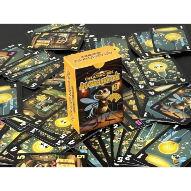 Bài Ăn Gian Nói Dối CHEATING BEE Hot Trend - Boardgame 72 Lá Giấy Cứng Trò Chơi Trí Tuệ Nhóm Bạn Giá 78.000đ 2