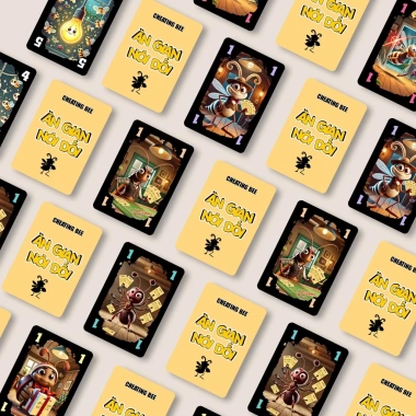 Bài Ăn Gian Nói Dối CHEATING BEE Hot Trend - Boardgame 72 Lá Giấy Cứng Trò Chơi Trí Tuệ Nhóm Bạn Giá 78.000đ 5
