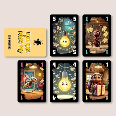 Bài Ăn Gian Nói Dối CHEATING BEE Hot Trend - Boardgame 72 Lá Giấy Cứng Trò Chơi Trí Tuệ Nhóm Bạn Giá 78.000đ 6