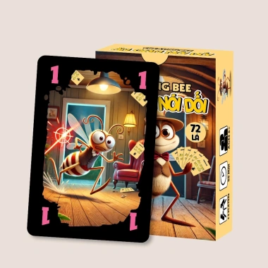 Bài Ăn Gian Nói Dối CHEATING BEE Hot Trend - Boardgame 72 Lá Giấy Cứng Trò Chơi Trí Tuệ Nhóm Bạn Giá 78.000đ 7