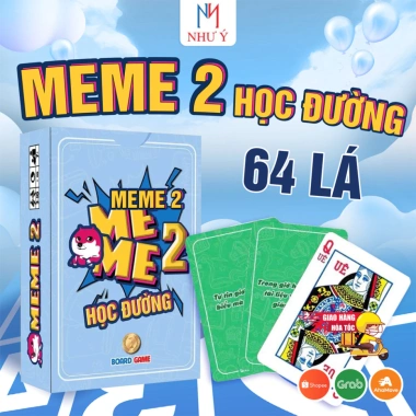 Bài Game Ma Sói Meme 2 Học Đường - Boardgame vui nhộn, giảm giá 49k
