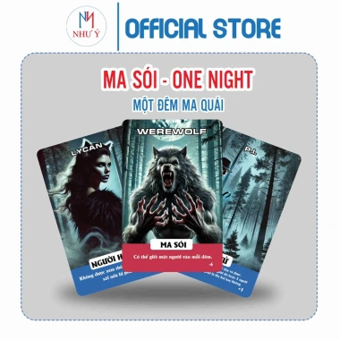 Bài MA SÓI ONE NIGHT Việt Hoá 32 Lá Giấy Cứng - Siêu Tiện Lợi, Giải Trí Boargame Cho Mọi Lứa Tuổi, Giá 32.340 VND