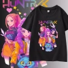 Baju-T Demon Hunters KPOP Huntrix ngắn cổ 8 màu cho trẻ 2-12 tuổi nhiều size 143.332 VND 8