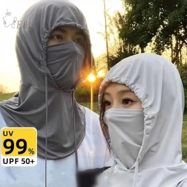 Balaclava Nam Nữ UV Chống Nắng Thoáng Khí Cổ Dài Đội Đầu Xe Đạp Xe Máy - 76.680đ 3