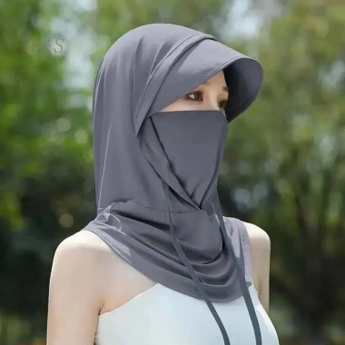 Balaclava Nam Nữ UV Chống Nắng Thoáng Khí Cổ Dài Đội Đầu Xe Đạp Xe Máy - 76.680đ 4