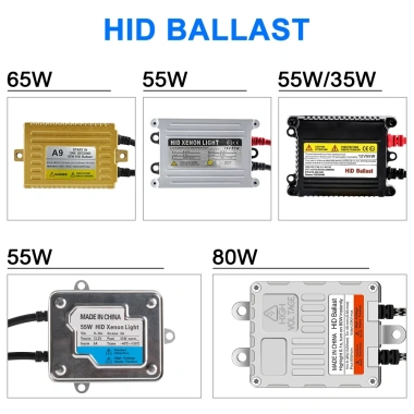 Ballast HID 12V 65W/35W/55W Xenon Slim, Thay Thế 80W, Khởi Động Nhanh